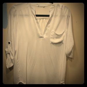 lush xsmall white tunic